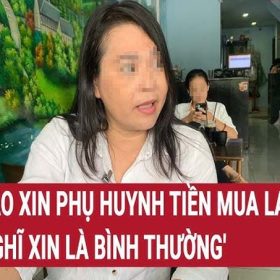 Cô giáo xin tài trợ laptop: ‘Tôi đã sai’